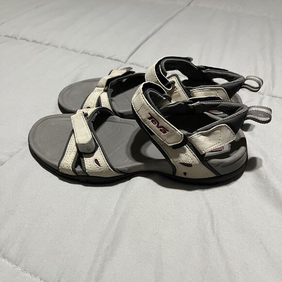 Teva Numa Womens Sports Sandals Size 7 Anatomic Footbed Smoc Pad Gray 4293 - Picture 4 of 9